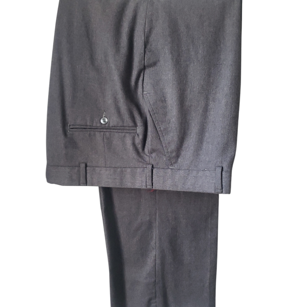 VTG COLE RICH Men Elegant Gray Wool Dress Pants | 36